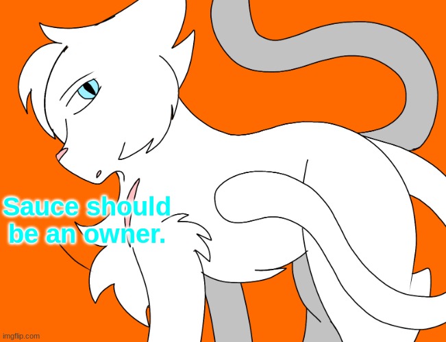 Spire's canon design | Sauce should be an owner. | image tagged in spire's canon design | made w/ Imgflip meme maker