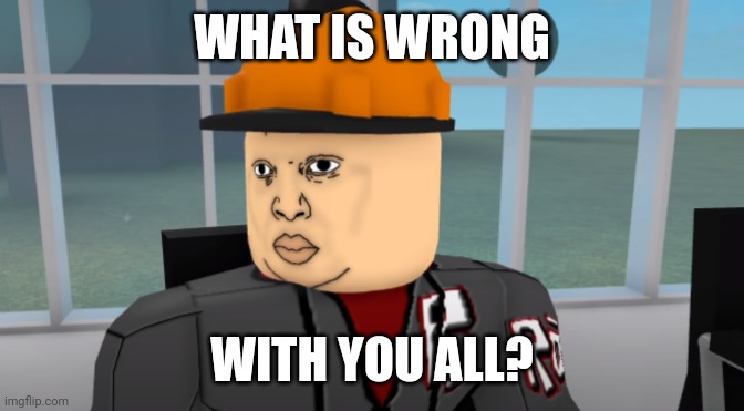 Bruh | WHAT IS WRONG; WITH YOU ALL? | image tagged in bruh | made w/ Imgflip meme maker