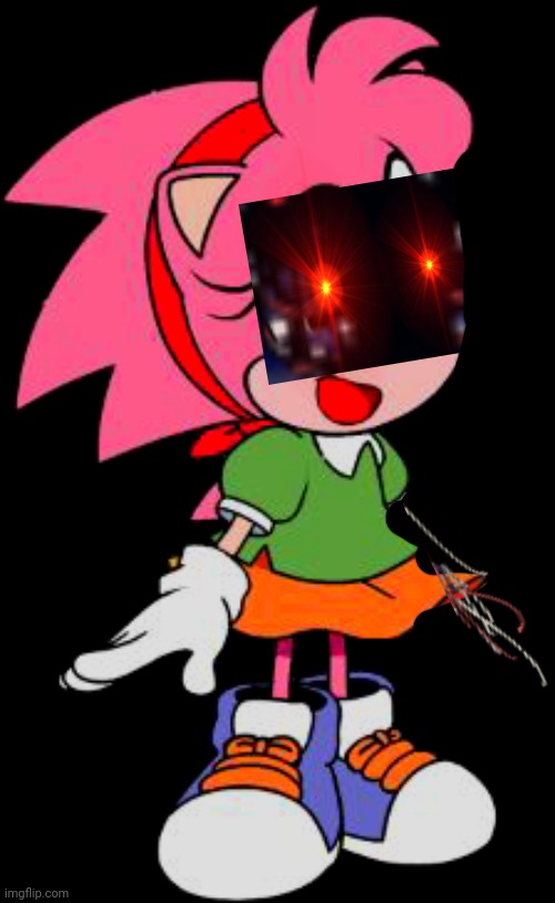 Withered Amy Rose Bonnie style | image tagged in sonic mania,bonnie | made w/ Imgflip meme maker