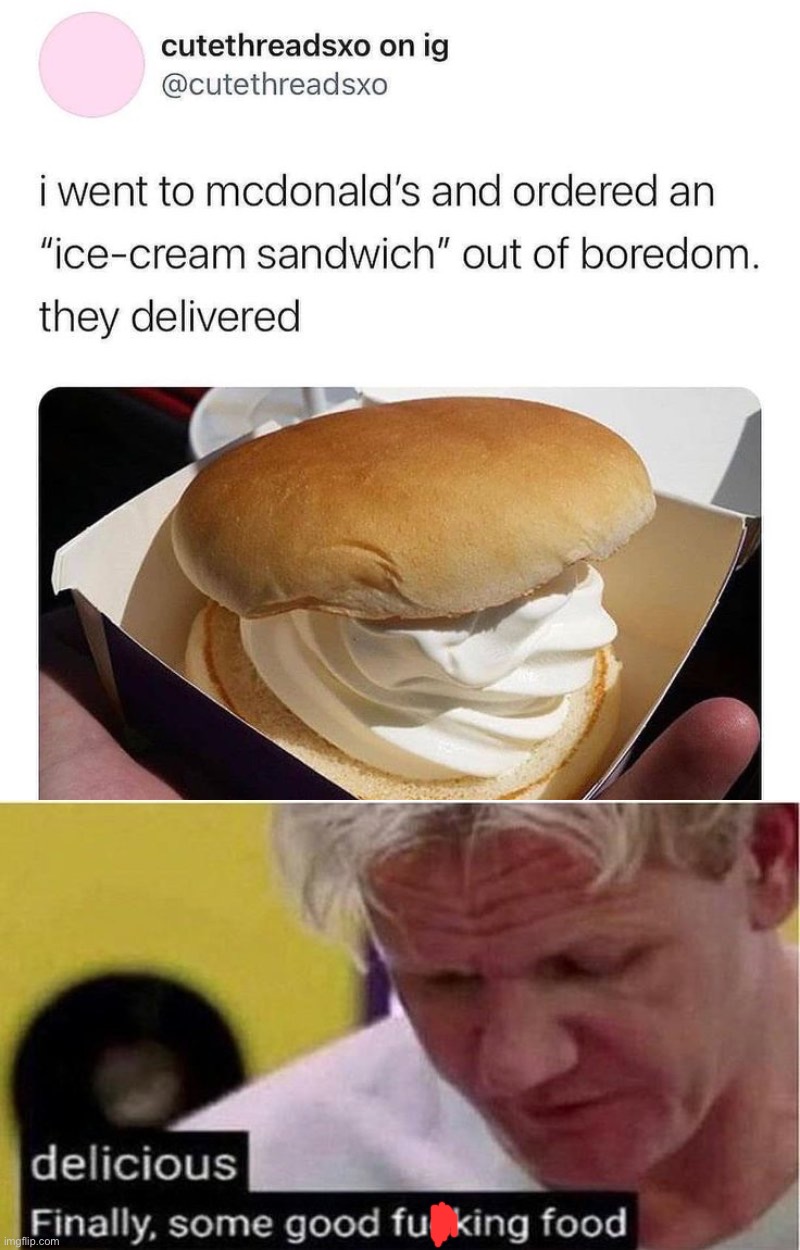 Delicious | image tagged in gordon ramsay some good food,memes,funny | made w/ Imgflip meme maker