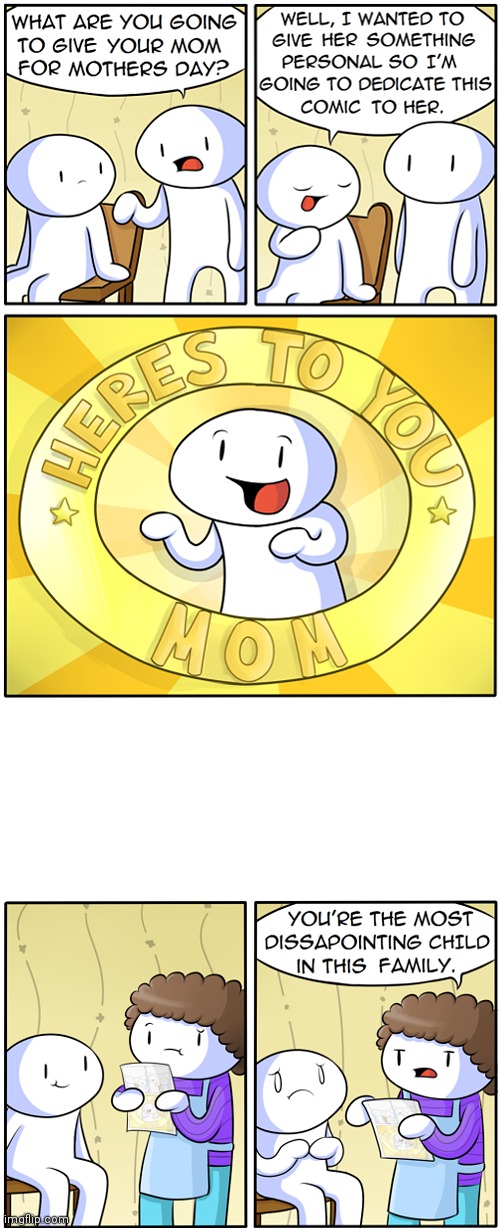 Dedication | image tagged in mothers day,mother's day,happy mother's day,comics,comics/cartoons,theodd1sout | made w/ Imgflip meme maker