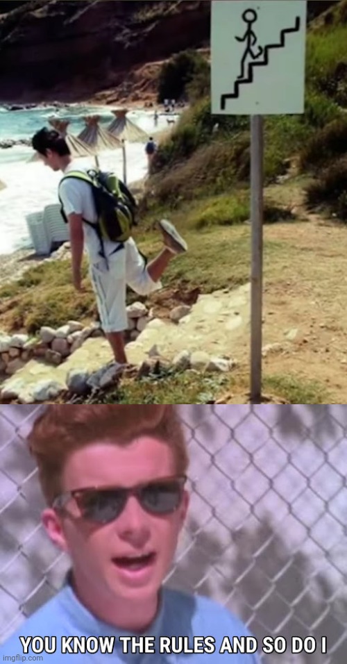 image tagged in rick astley you know the rules | made w/ Imgflip meme maker