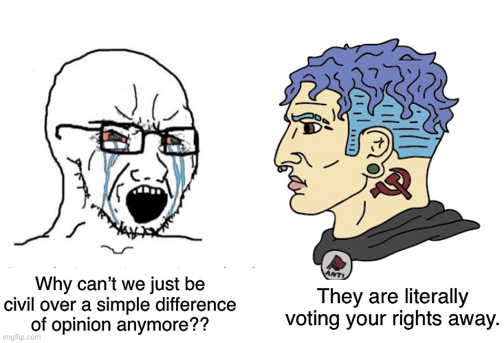Time to ditch your right-wing friends and family | Why can’t we just be civil over a simple difference
of opinion anymore?? They are literally voting your rights away. | image tagged in abortion,roe v wade,conservatives,conservative logic,socialism,communism | made w/ Imgflip meme maker