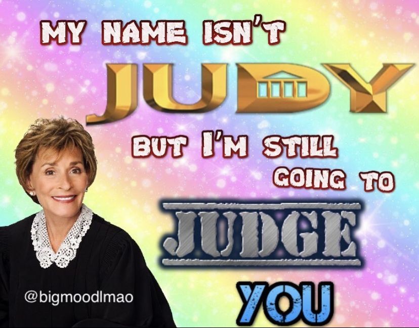 High Quality Judge u Blank Meme Template