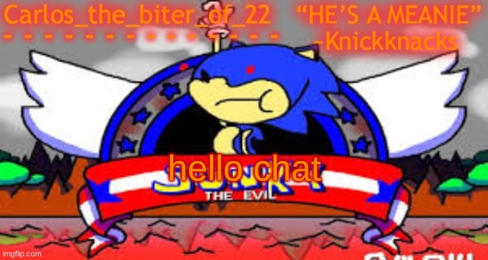 j | hello chat | made w/ Imgflip meme maker