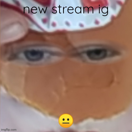 https://imgflip.com/m/koolkidsklub | new stream ig; 😐 | image tagged in borger | made w/ Imgflip meme maker