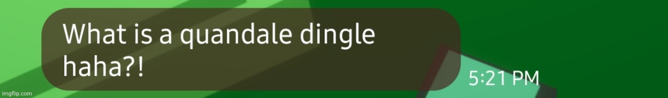 GUYS MY AUNT SAID QUANDALE DINGLE | made w/ Imgflip meme maker
