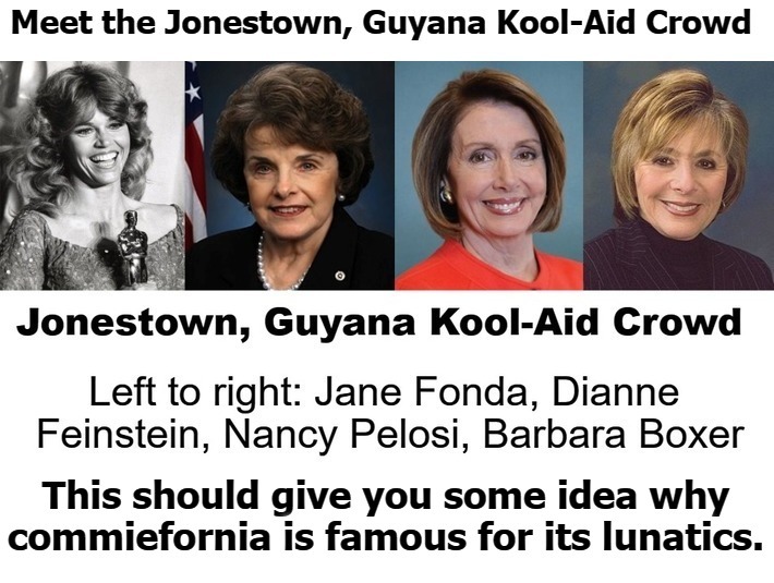 Meet the Jonestown, Guyana Kool-Aid Cult | image tagged in kool kid klan,kool aid,california,lunatics,commiefornia,jonestown guyana | made w/ Imgflip meme maker