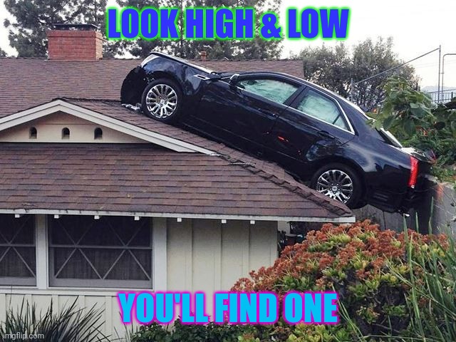 Scared Of Tall Ladders | LOOK HIGH & LOW YOU'LL FIND ONE | image tagged in scared of tall ladders | made w/ Imgflip meme maker