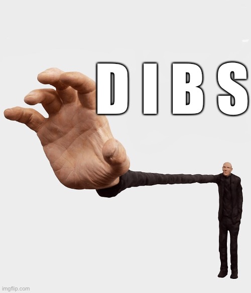 Dibs | D I B S | image tagged in dibs | made w/ Imgflip meme maker