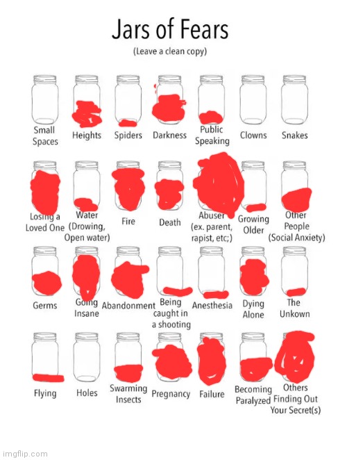 A h | image tagged in jar of fears clear version | made w/ Imgflip meme maker