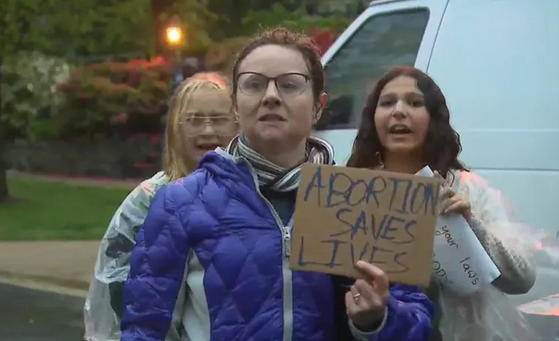 a pro-abortion woman Blank Meme Template