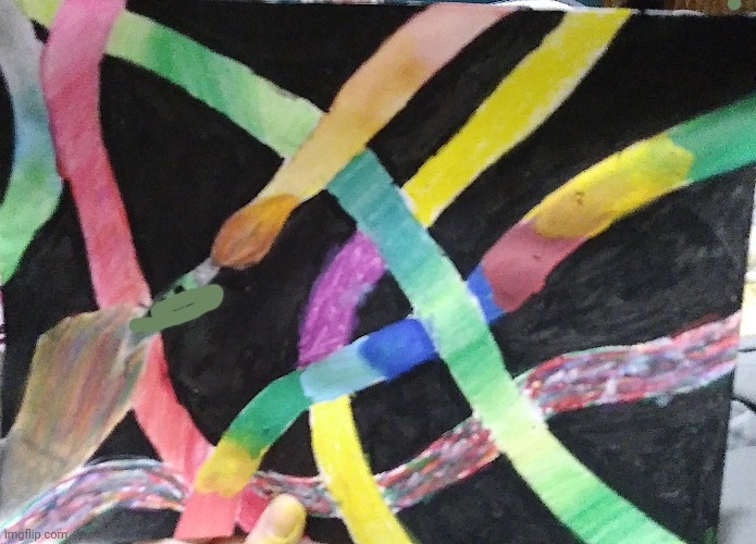 I can't even see this without thinking of the rainbow line being the gay flag | made w/ Imgflip meme maker