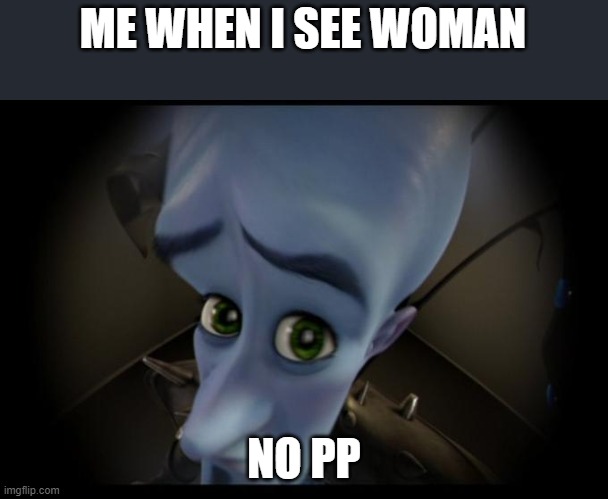 Tru do | ME WHEN I SEE WOMAN; NO PP | image tagged in meme,no,megamind,what am i doing with my life,why am i doing this,why are you reading this | made w/ Imgflip meme maker