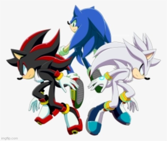 Super Sonic Shadow and Silver - Imgflip