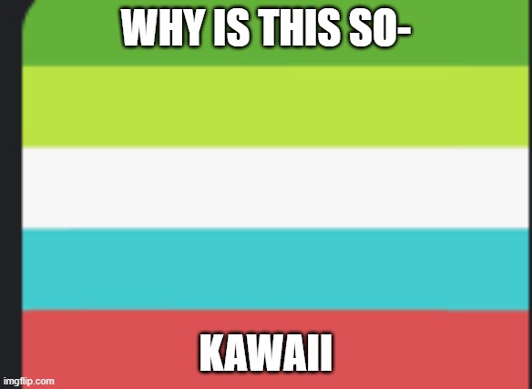 dnf flag | WHY IS THIS SO- KAWAII | image tagged in dnf flag | made w/ Imgflip meme maker