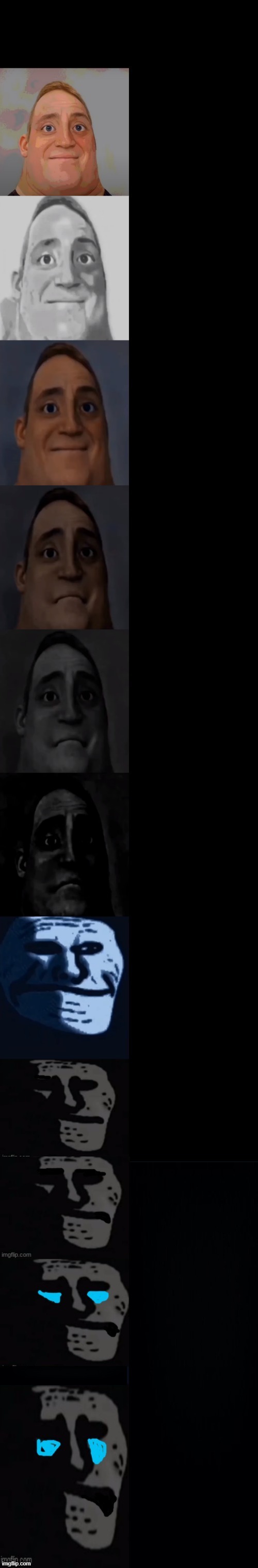 did ppl forget this teplate | image tagged in mr incredible becoming sad extended | made w/ Imgflip meme maker