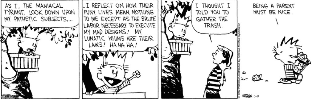 Calvin and Hobbes | made w/ Imgflip meme maker