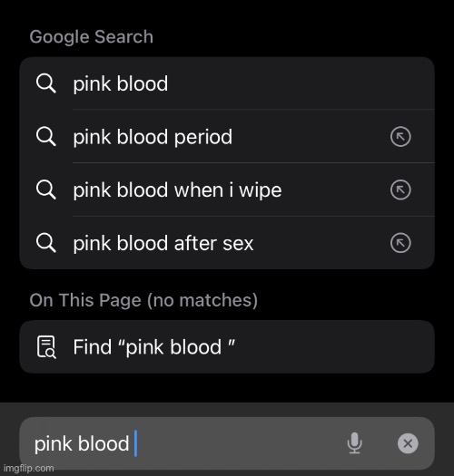 Wtf I’m trying to find an anime op, is this some period shit?? | made w/ Imgflip meme maker