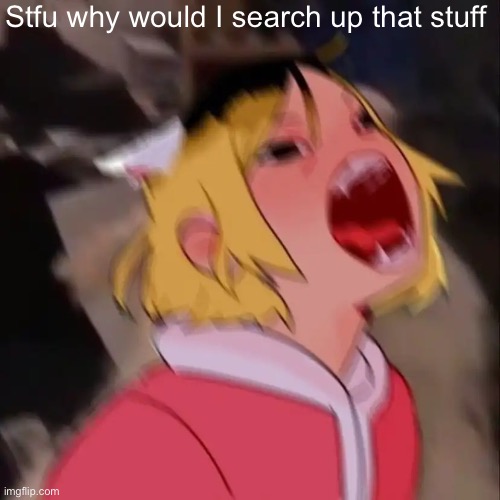Le skrem | Stfu why would I search up that stuff | image tagged in le skrem | made w/ Imgflip meme maker