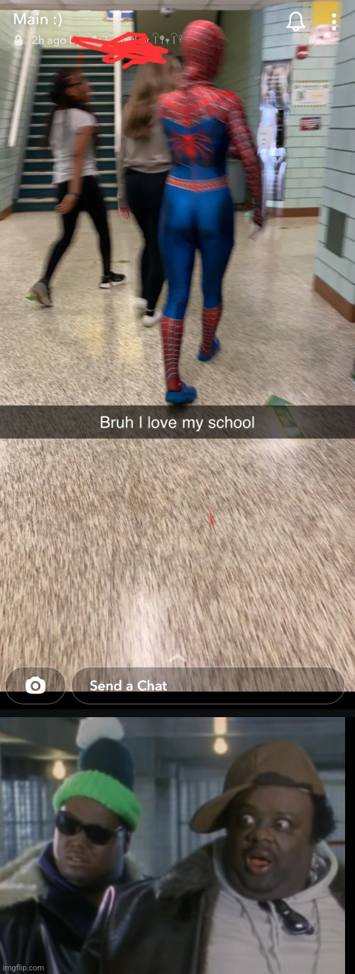 So this was at my school today | image tagged in oh no | made w/ Imgflip meme maker
