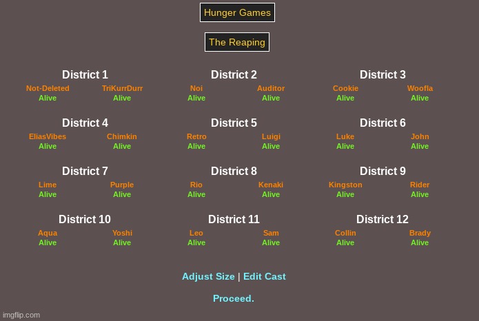 HERE WE GO BOIS | image tagged in hunger games | made w/ Imgflip meme maker