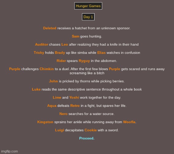 LET ME SEE WHAT YOU HAVE! A KNIFE! NO! | image tagged in hunger games | made w/ Imgflip meme maker
