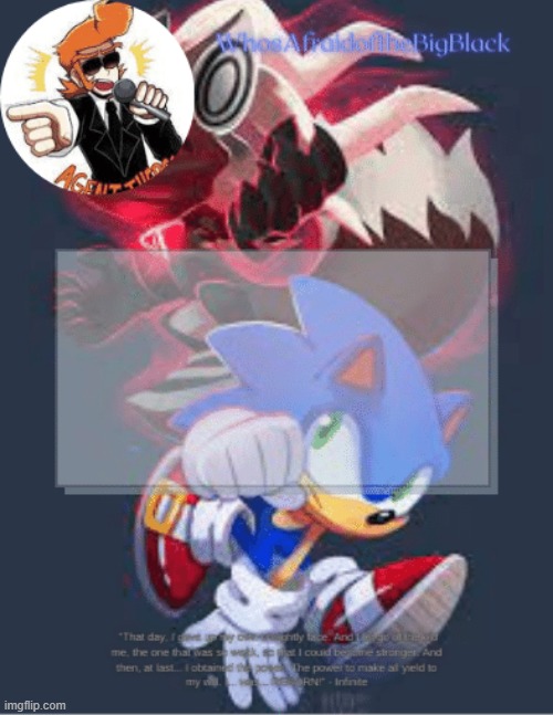 High Quality Sonic Forces announcement template by YourLocalChristianToaster Blank Meme Template