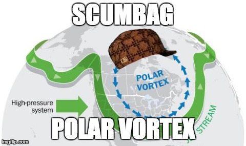 SCUMBAG POLAR VORTEX | image tagged in polar vortex,scumbag,AdviceAnimals | made w/ Imgflip meme maker