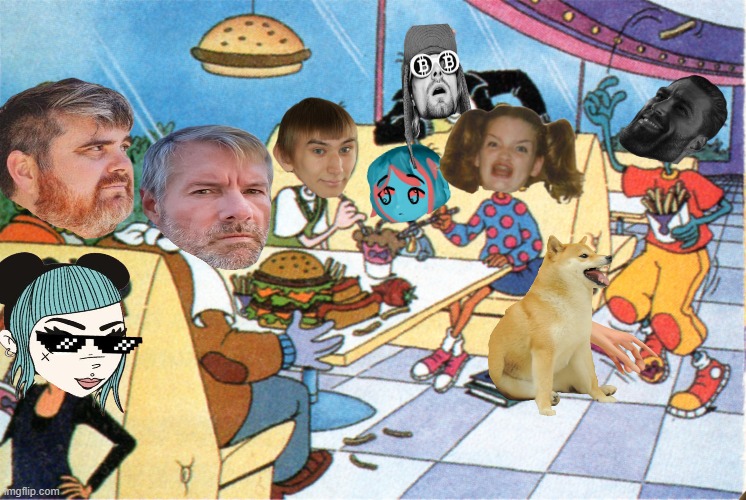 Honker Burger hangout | image tagged in doge,crypto,doug | made w/ Imgflip meme maker