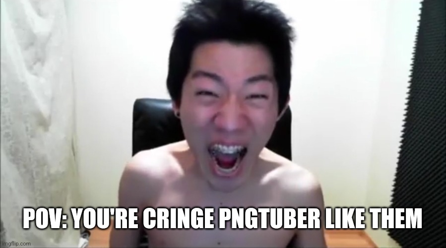Angry Korean Gamer (Not Again!) | POV: YOU'RE CRINGE PNGTUBER LIKE THEM | image tagged in angry korean gamer not again | made w/ Imgflip meme maker