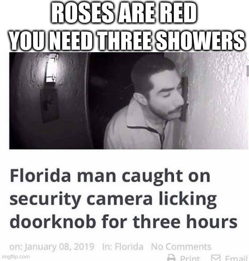 ROSES ARE RED; YOU NEED THREE SHOWERS | image tagged in why are you reading this,stop reading the tags | made w/ Imgflip meme maker