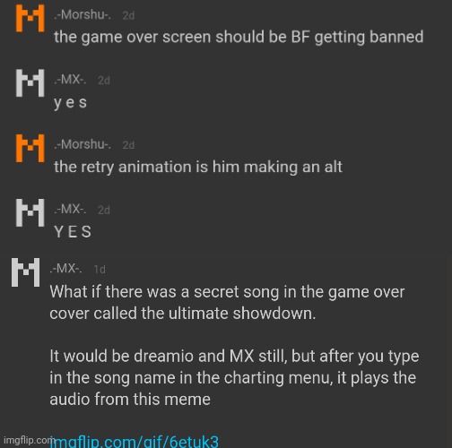 Secret game over screen (meme)
