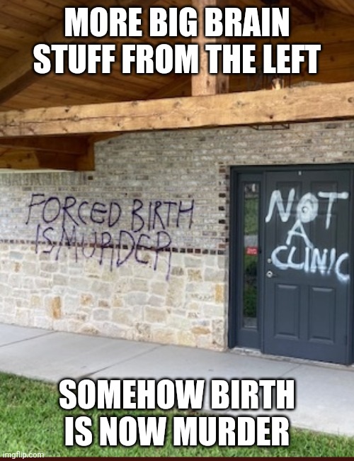I wonder what drugs they were on? | MORE BIG BRAIN STUFF FROM THE LEFT; SOMEHOW BIRTH IS NOW MURDER | image tagged in abortion,abortion is murder,leftists,stupid liberals | made w/ Imgflip meme maker