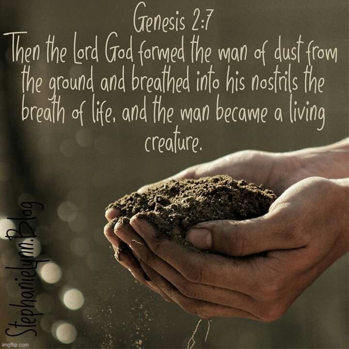 Genesis 2:7 | image tagged in genesis 2 7 | made w/ Imgflip meme maker