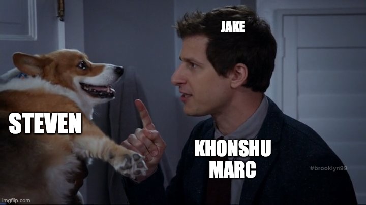 Jake | JAKE; STEVEN; KHONSHU
MARC | image tagged in do not blow this for us | made w/ Imgflip meme maker