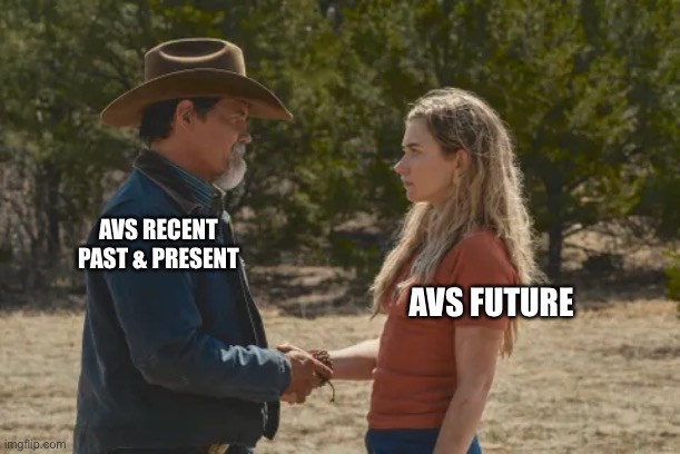 AVS RECENT PAST & PRESENT; AVS FUTURE | made w/ Imgflip meme maker