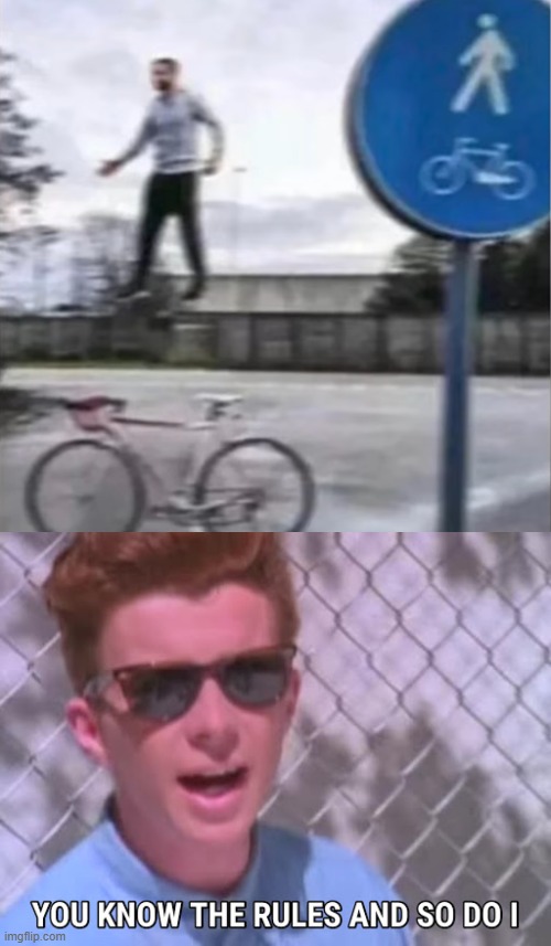 image tagged in rick astley you know the rules | made w/ Imgflip meme maker