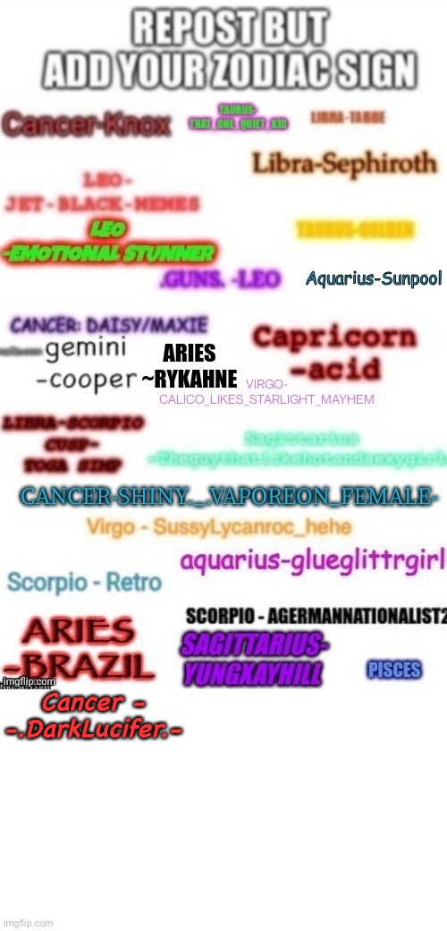 Cancer - -.DarkLucifer.- | made w/ Imgflip meme maker