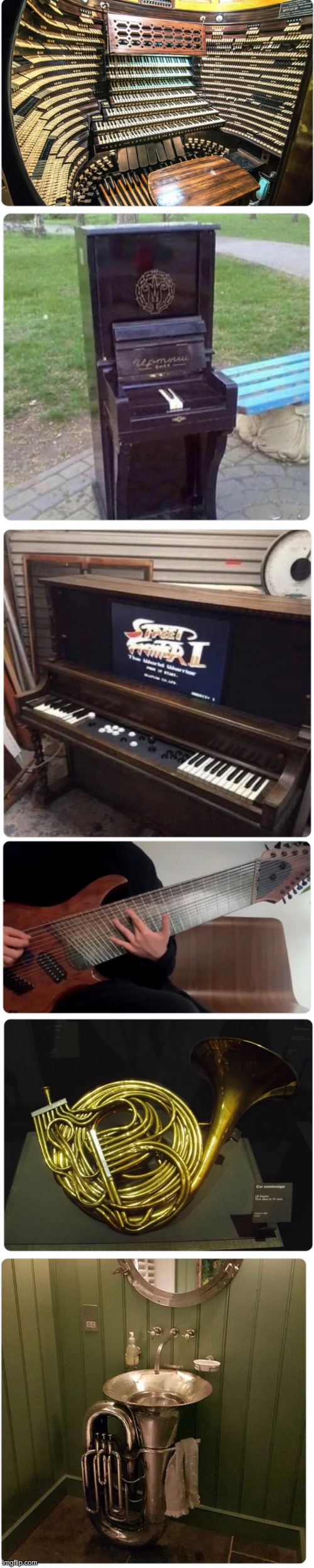 Here, have some cursed instruments images | image tagged in cursed,instruments,never gonna give you up,never gonna let you down,never gonna run around,and desert you | made w/ Imgflip meme maker
