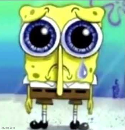 sad spongebob | image tagged in sad spongebob | made w/ Imgflip meme maker