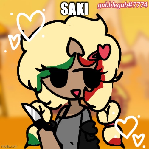 This is my OC Saki | SAKI | image tagged in oc | made w/ Imgflip meme maker