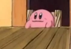 Kirby Sitting Blank Meme Template