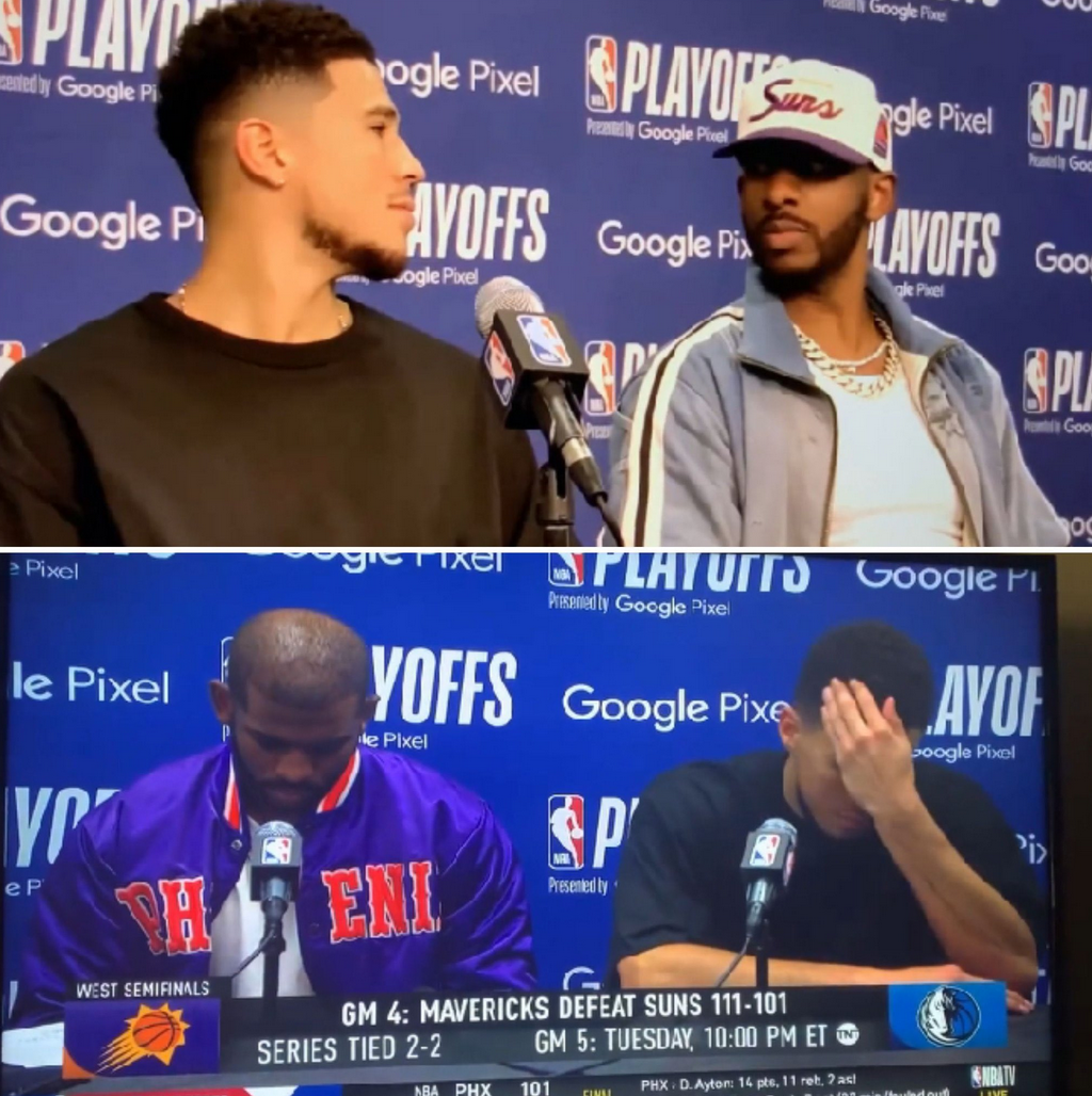 CP3 and Booker Blank Meme Template