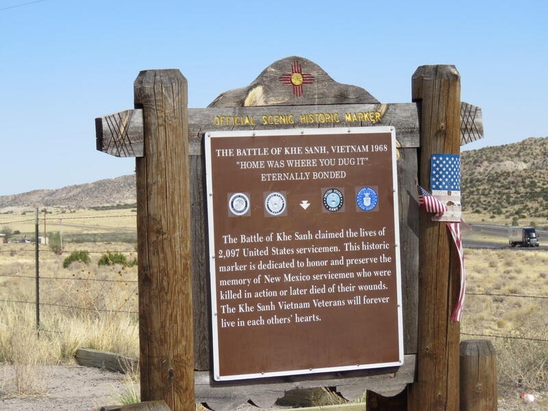 Khe Sanh Memorial Marker in New Mexico | image tagged in all gave some some gave all | made w/ Imgflip meme maker