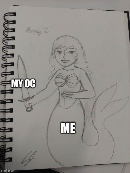 Serena | MY OC; ME | image tagged in mermaid,oc | made w/ Imgflip meme maker
