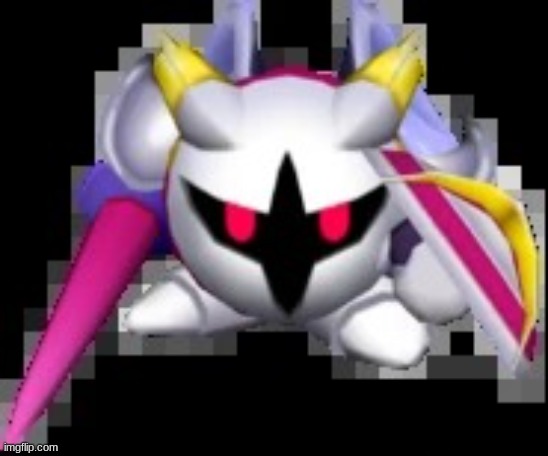 Forward facing galacta knight | image tagged in forward facing galacta knight | made w/ Imgflip meme maker