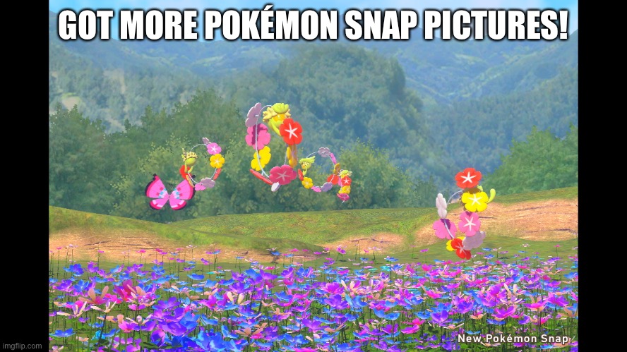 Is so pretty | GOT MORE POKÉMON SNAP PICTURES! | made w/ Imgflip meme maker