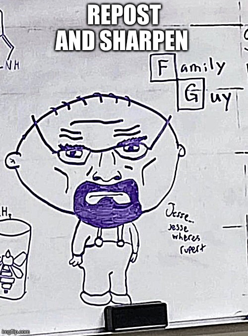 REPOST AND SHARPEN | made w/ Imgflip meme maker