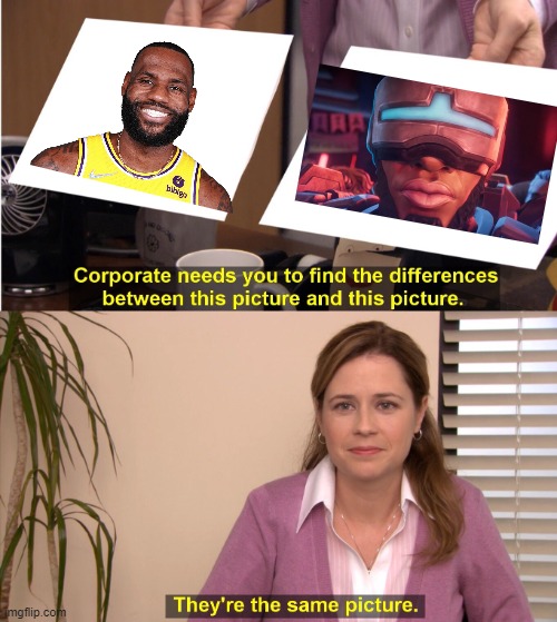 New Apex legend is literately Lebron, prove me wrong | image tagged in memes,they're the same picture | made w/ Imgflip meme maker